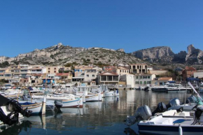 Charmant Cabanon aux Goudes à Marseille avec vue mer